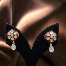 Ruby Noor Drop Kundan Pendant Set
