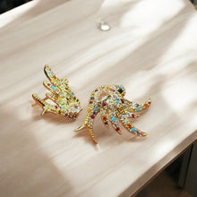 Wing-shaped earrings