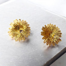 Golden Bloom Radiance Studs