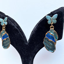 Rosé Wings Dangle Earrings