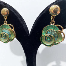 Golden Bloom Drop Earrings