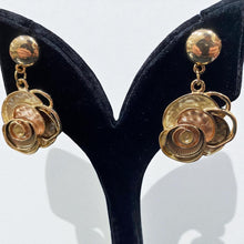 Golden Bloom Drop Earrings