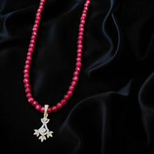 Elegant Marquise Cluster Pendant Set