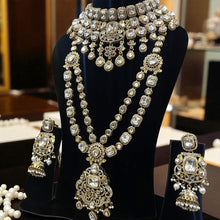 Regal Kundan Polki Bridal Jewelry Set