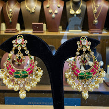 Rang Mahal Kundan Chandbali Earrings