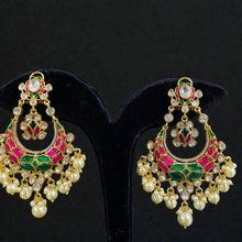 Rang Mahal Kundan Chandbali Earrings