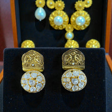 Mayura Polki Drop Earrings