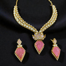 Padma Rose Polki Necklace Set