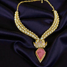 Padma Rose Polki Necklace Set