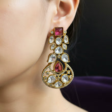 Noor-e-Firoza Polki Drop Earrings