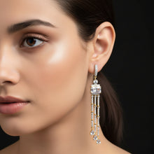 Ruby Symphony Tassel Earrings