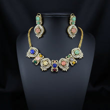 Navrang Aura Gemstone Necklace Set