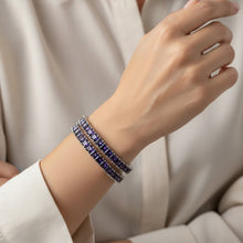 Purple Stone Elegance Bangles