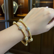 Suvarna Aura American Diamond Bangles (Pair)