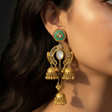 Heritage Temple Jhumka Chandbalis