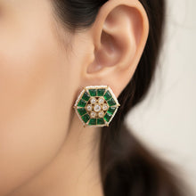 Emerald Radiance Studs