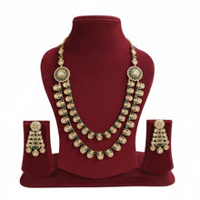 Dual-Layer Antique Polki Haaram Set