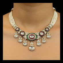 Traditional Kundan Choker Necklace Set