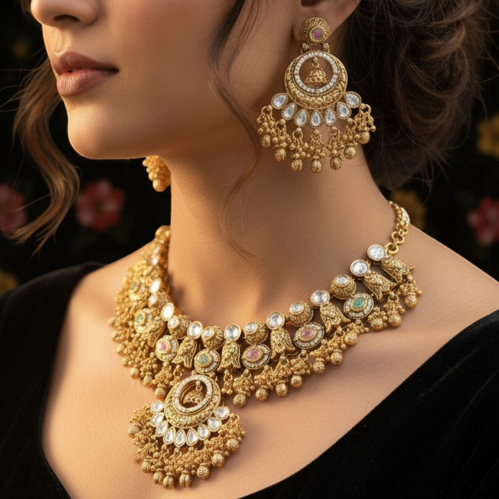 Divine Heritage Temple Necklace Set