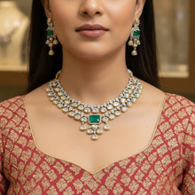 Emerald Noor Polki Choker Set
