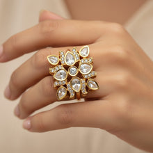 Royal Polki Kundan Statement Ring