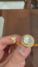 Noor Trika Polki Open Ring