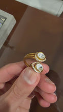 Twin Aura Polki Open Ring