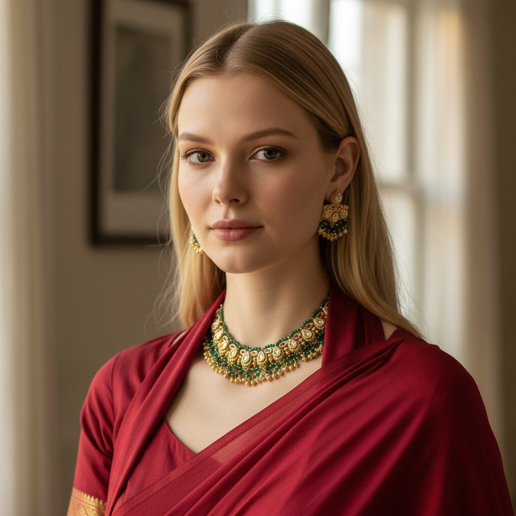 Emerald Teardrop Heritage Set