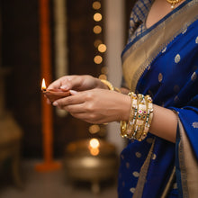 Royal Heritage Kundan Bangles