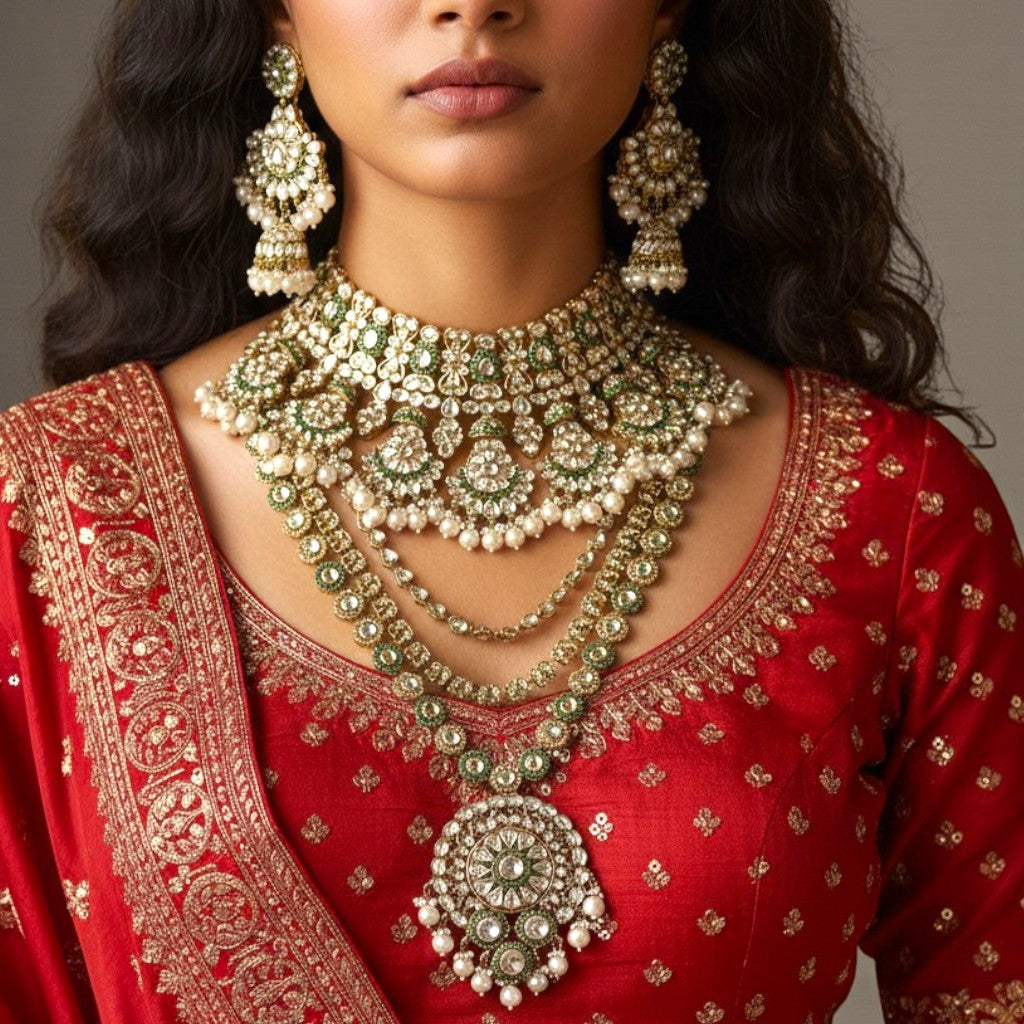 Royal Polki Bridal Set