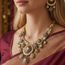 Majestic Kundan & Polki Bridal Necklace Set