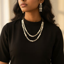 Regal Pearl Cascade Jewelry Set