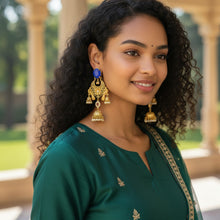 Royal Peacock Jhumka Earrings