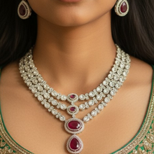 Regal Ruby Kundan Set
