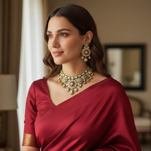 Majestic Ruby Kundan Choker Set