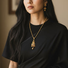 Lakshmi Gaja Vahana Antique Necklace Set