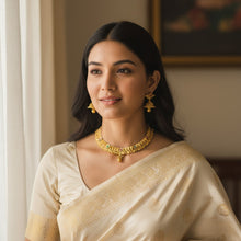 Antique Temple Design Necklace Set