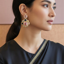 Royal Blush Crystal Earrings