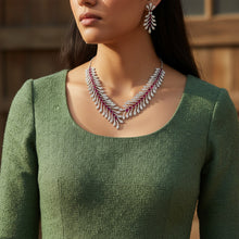 Ruby Leaf Cascade Set